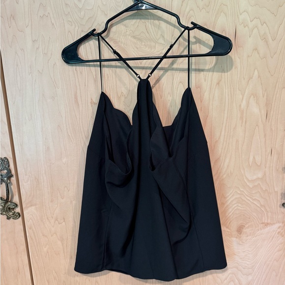 J. Crew Black Asymmetrical Backless Camisole - Picture 2 of 3